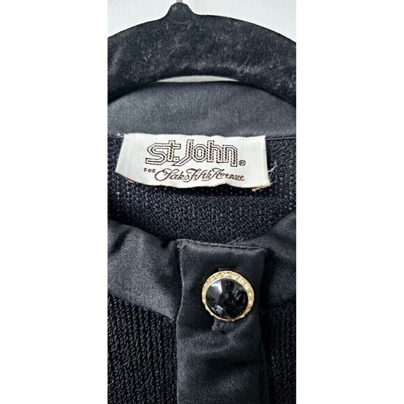 ST. JOHN for Saks Fifth Avenue Vintage Wool Button-Up Women Dress (2) - Picture 3 of 5